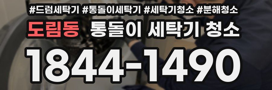 도림동 통돌이 세탁기 청소