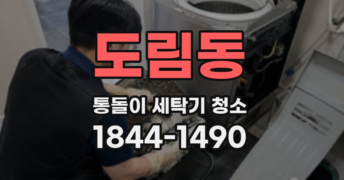 도림동 통돌이 세탁기 청소
