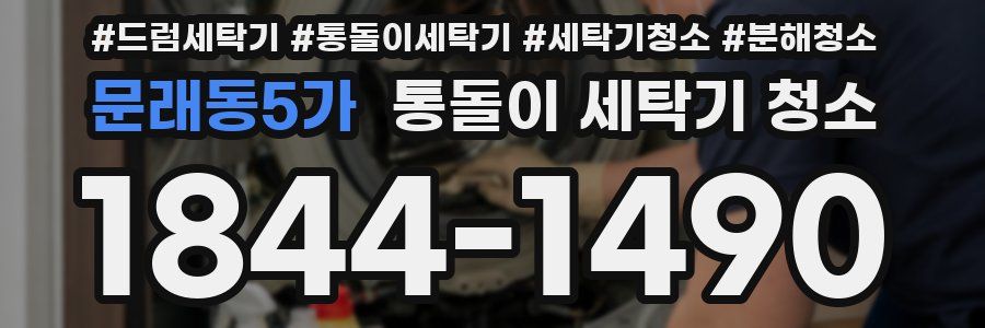 문래동5가 통돌이 세탁기 청소