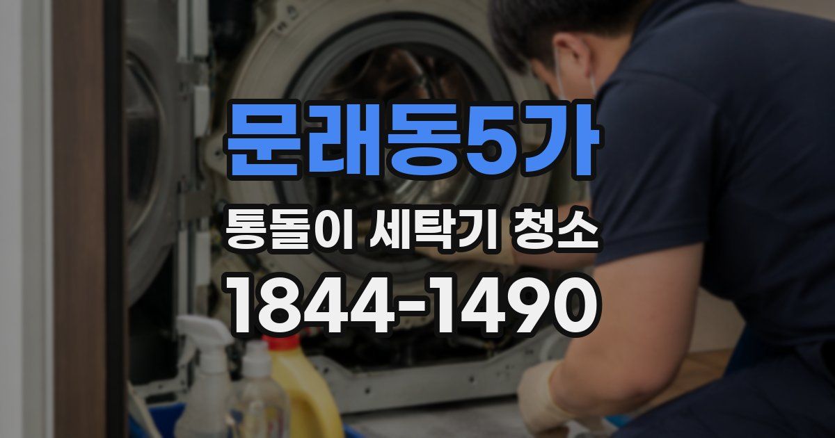 문래동5가 통돌이 세탁기 청소