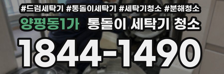 양평동1가 통돌이 세탁기 청소