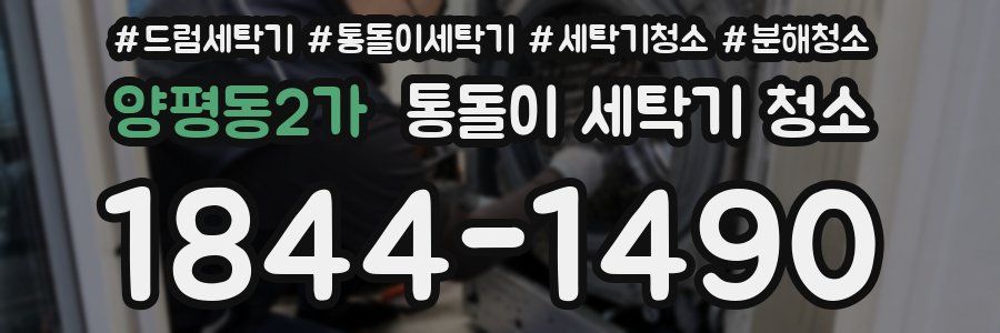 양평동2가 통돌이 세탁기 청소
