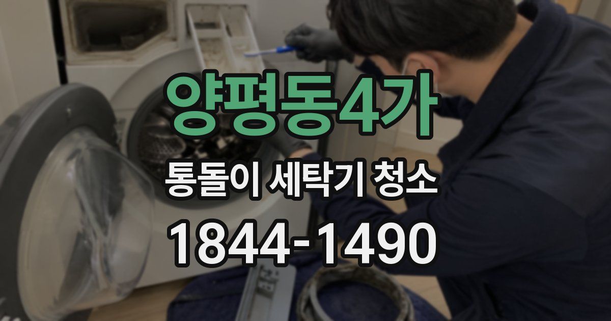 양평동4가 통돌이 세탁기 청소