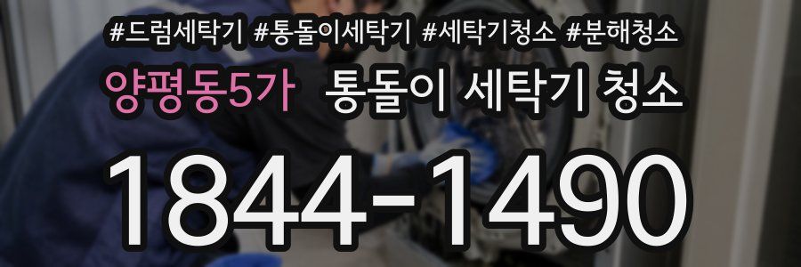 양평동5가 통돌이 세탁기 청소