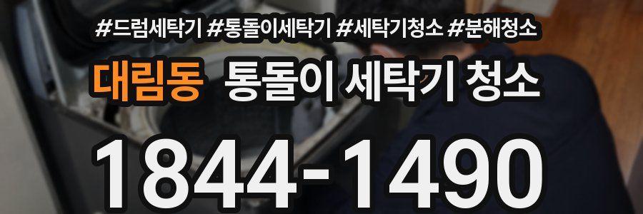 대림동 통돌이 세탁기 청소