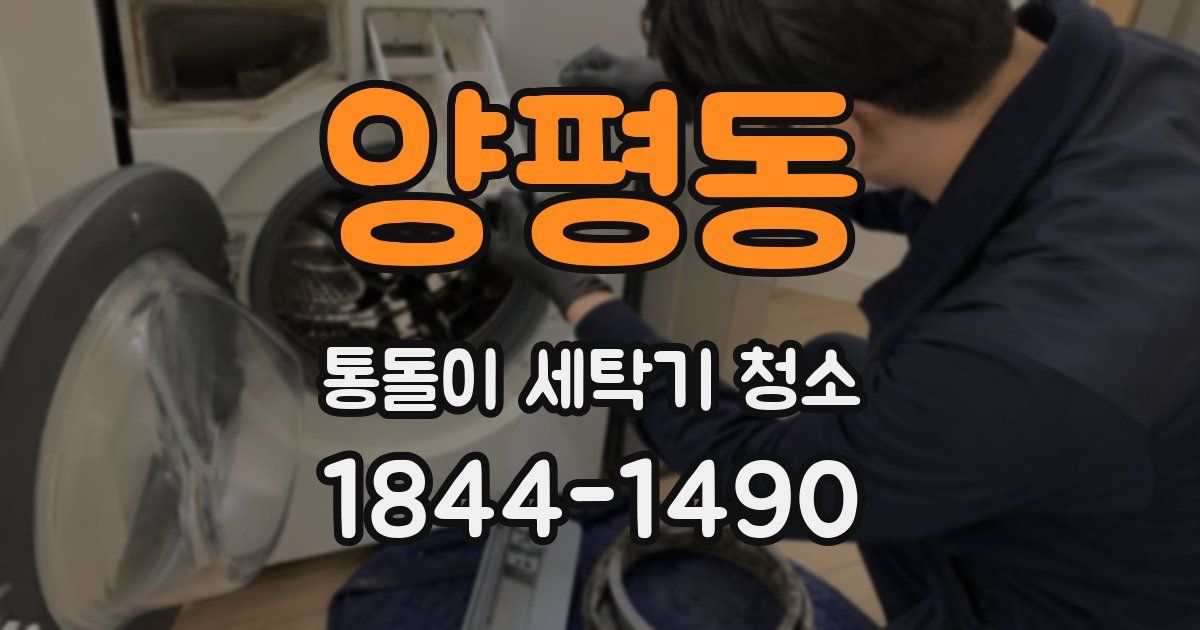 양평동 통돌이 세탁기 청소