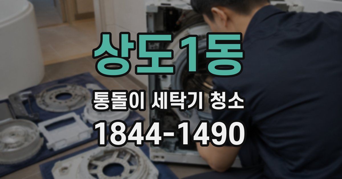 상도1동 통돌이 세탁기 청소