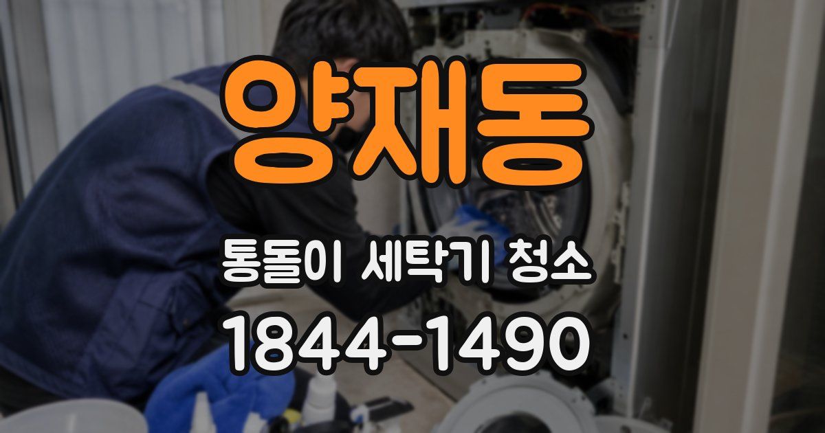 양재동 통돌이 세탁기 청소