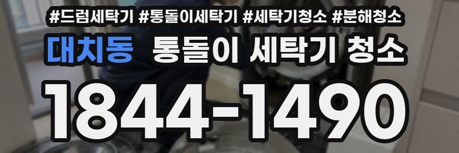 대치동 통돌이 세탁기 청소