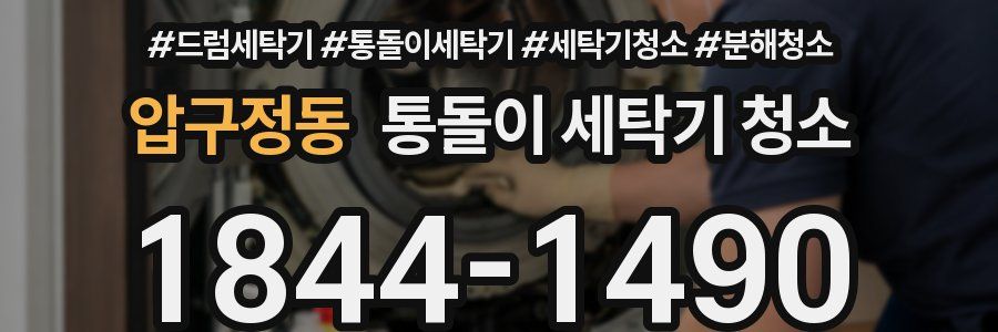 압구정동 통돌이 세탁기 청소