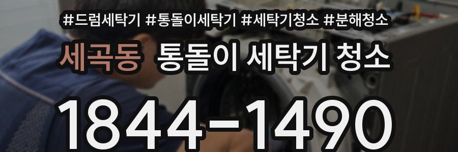 세곡동 통돌이 세탁기 청소