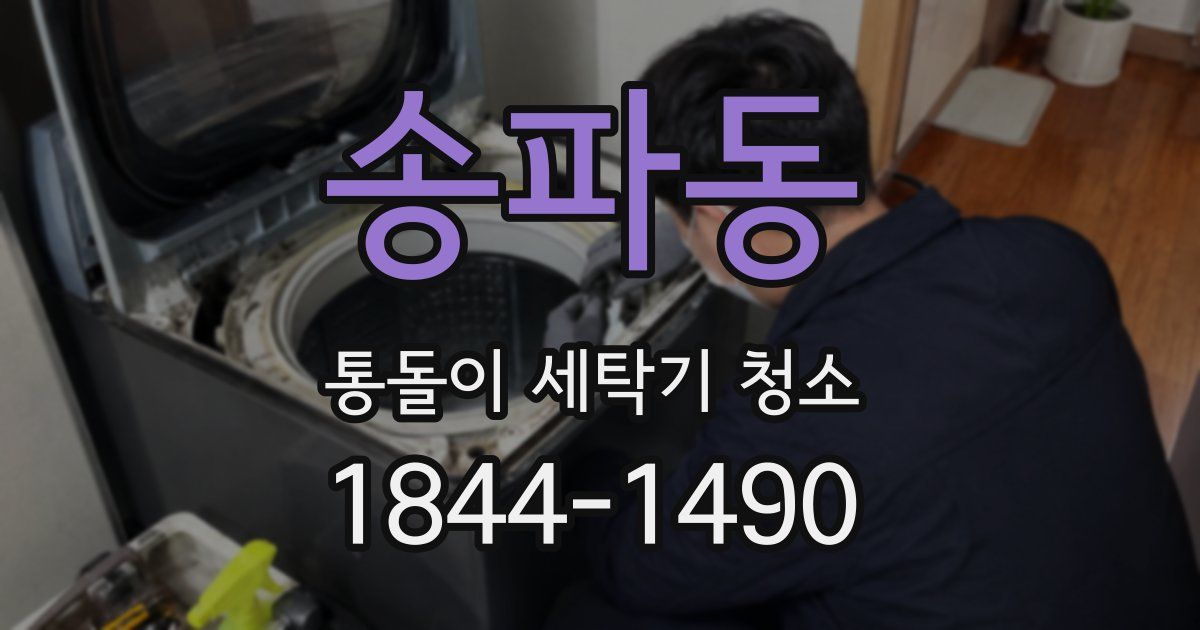 송파동 통돌이 세탁기 청소