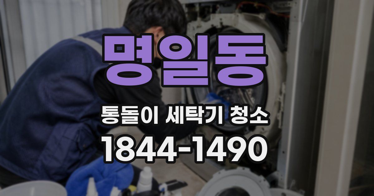 명일동 통돌이 세탁기 청소