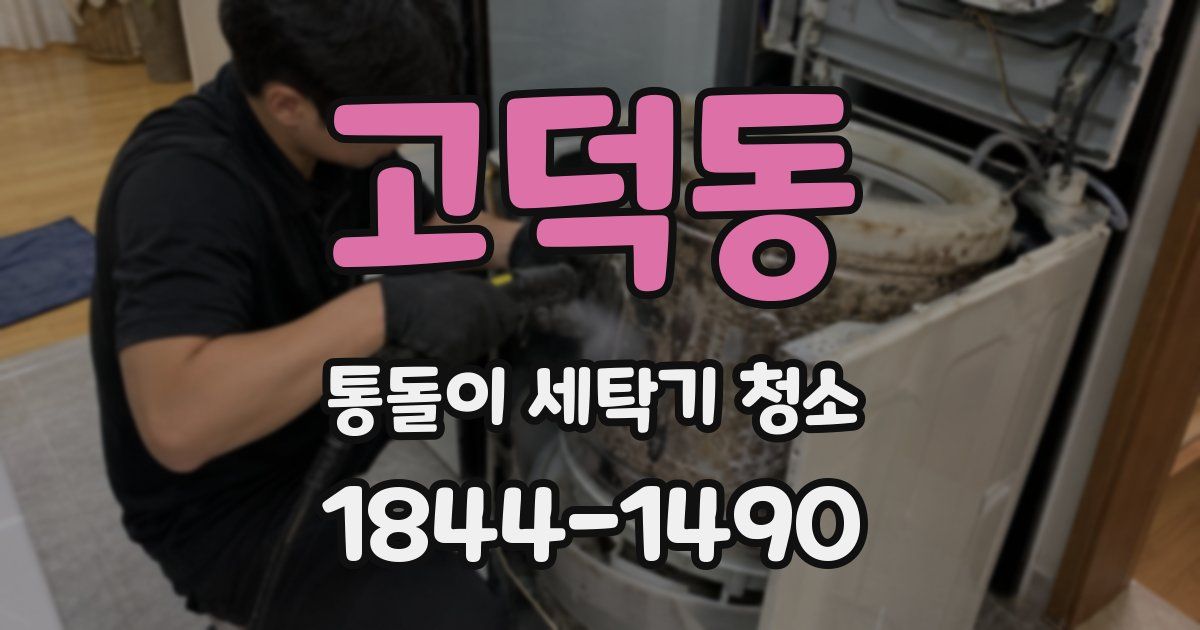 고덕동 통돌이 세탁기 청소
