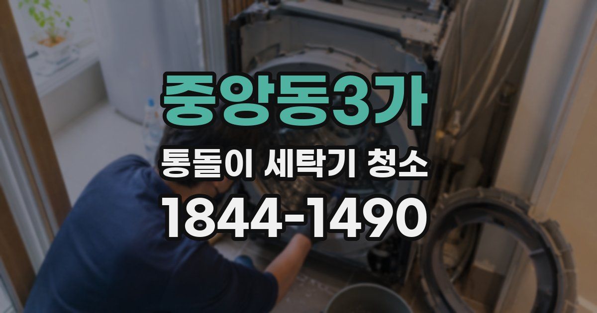 중앙동3가 통돌이 세탁기 청소
