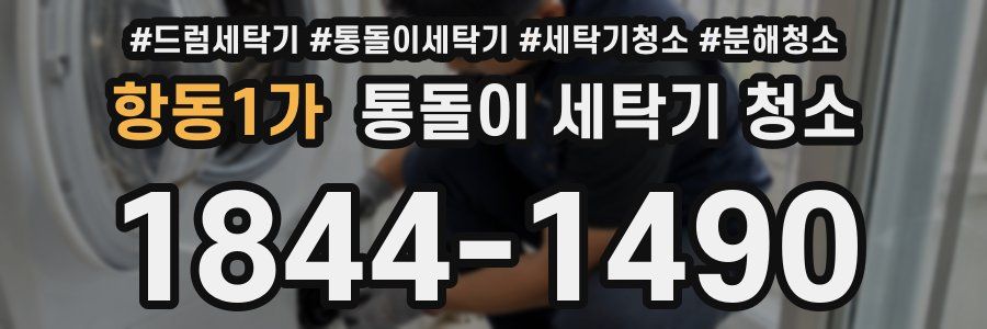 항동1가 통돌이 세탁기 청소