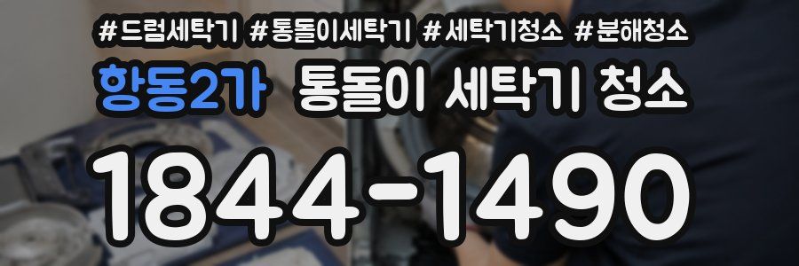 항동2가 통돌이 세탁기 청소