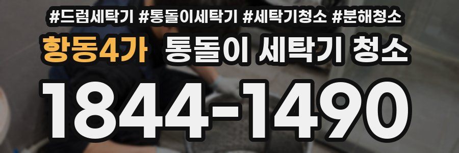 항동4가 통돌이 세탁기 청소