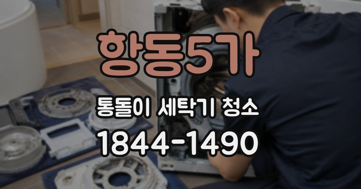 항동5가 통돌이 세탁기 청소