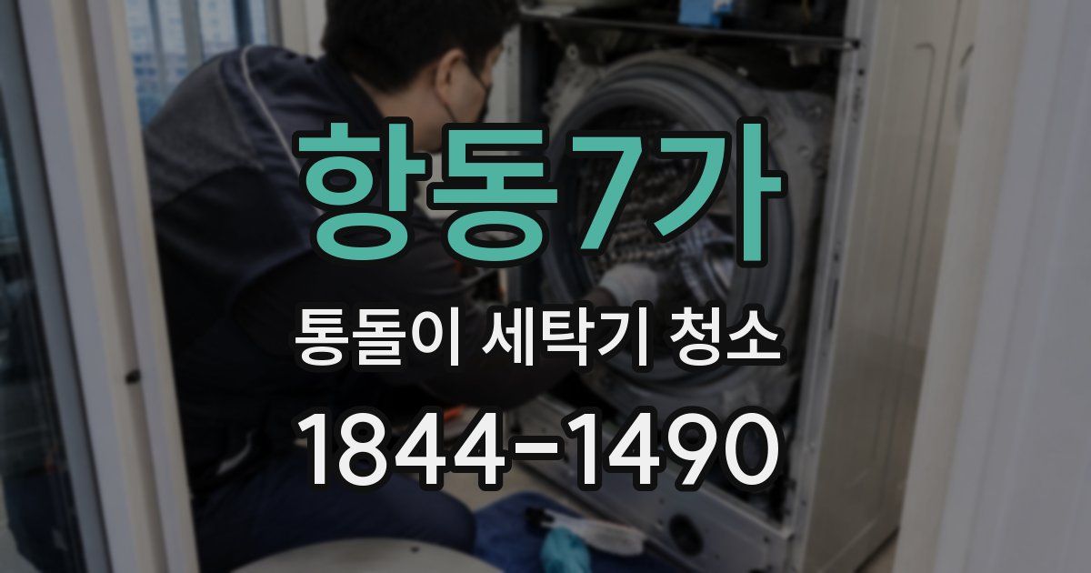 항동7가 통돌이 세탁기 청소