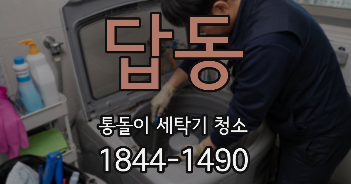 답동 통돌이 세탁기 청소