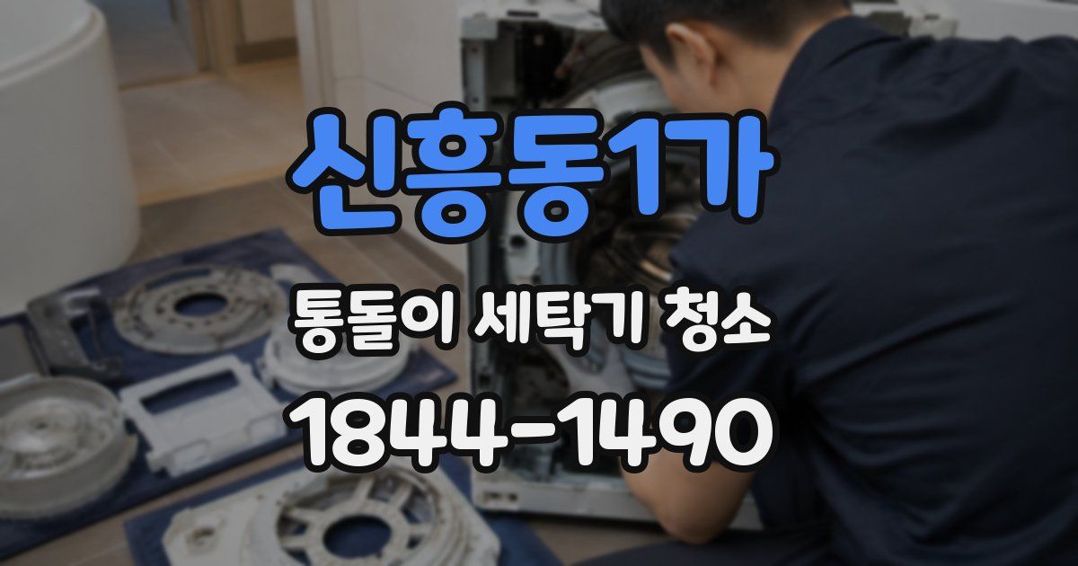 신흥동1가 통돌이 세탁기 청소