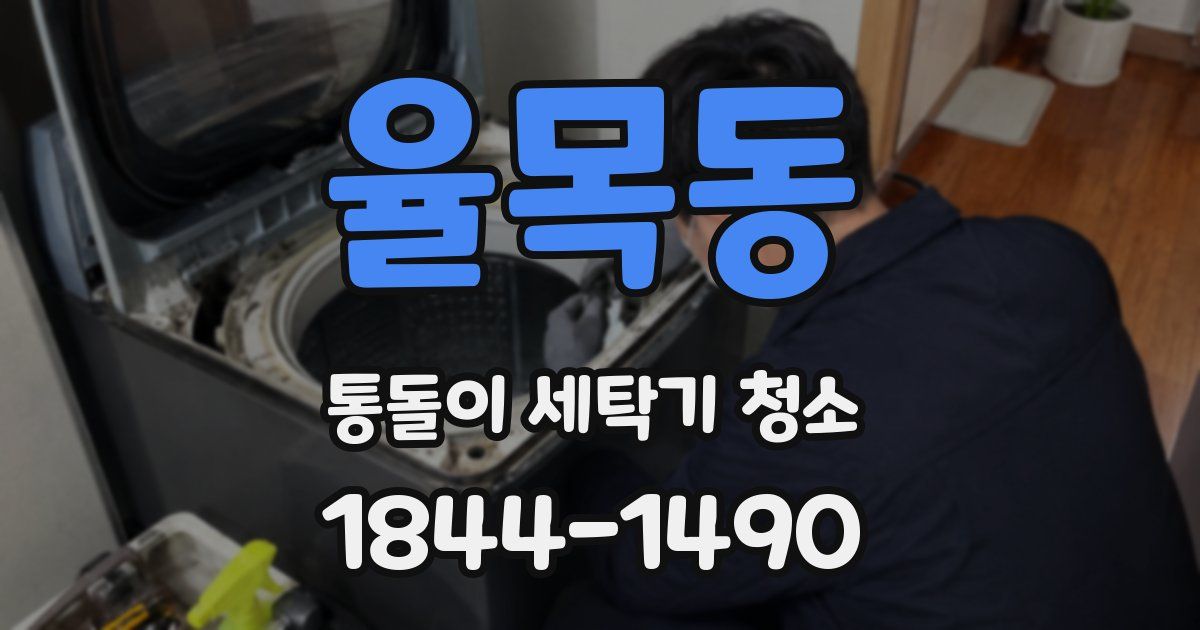 율목동 통돌이 세탁기 청소