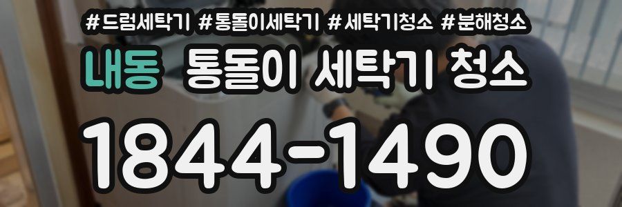 내동 통돌이 세탁기 청소