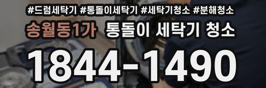 송월동1가 통돌이 세탁기 청소