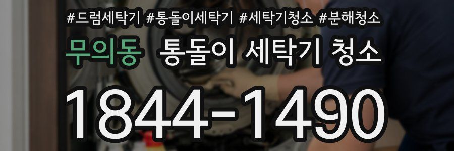 무의동 통돌이 세탁기 청소