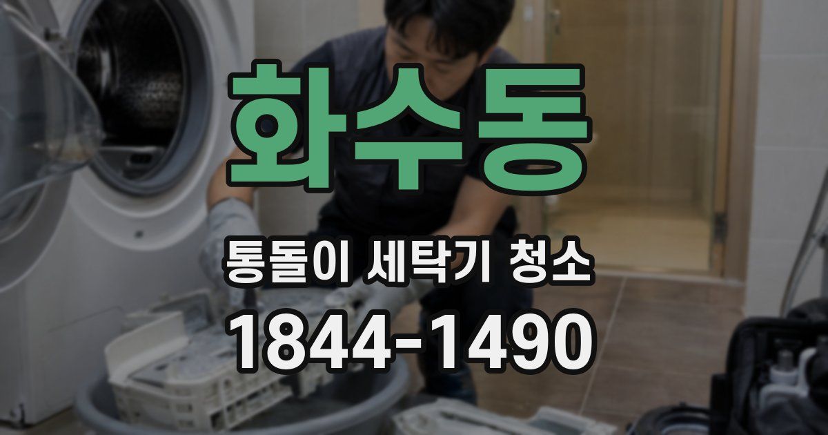 화수동 통돌이 세탁기 청소