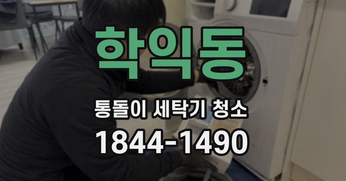 학익동 통돌이 세탁기 청소