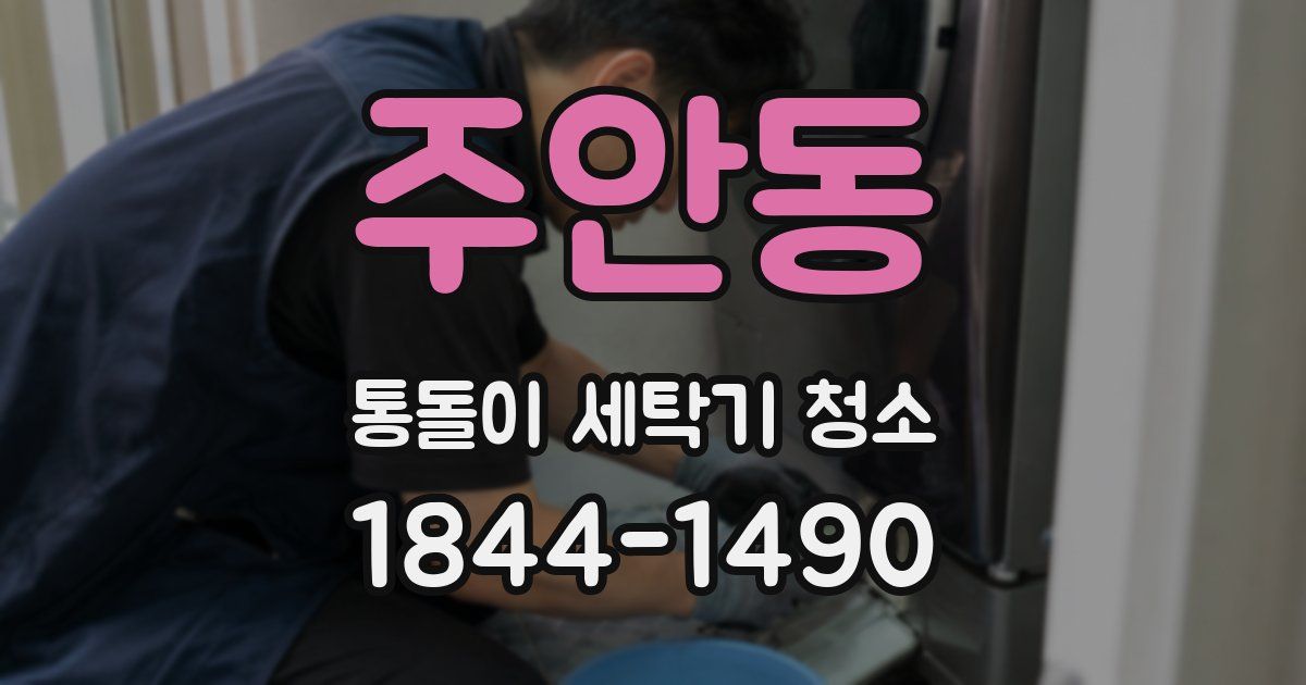 주안동 통돌이 세탁기 청소