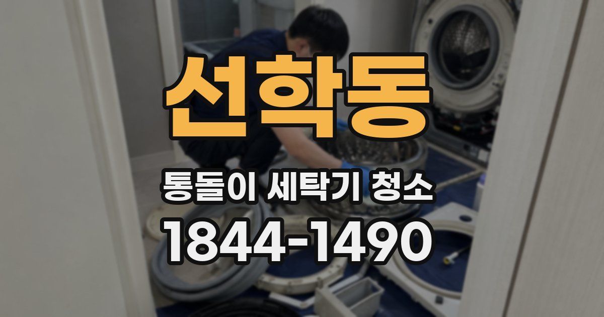 선학동 통돌이 세탁기 청소