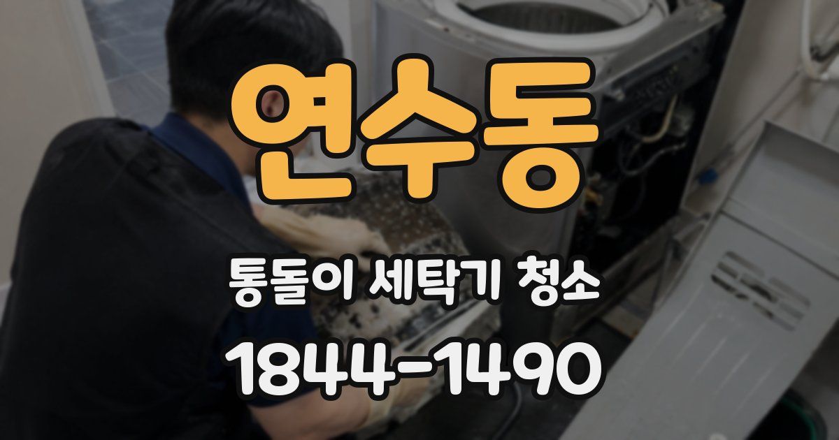 연수동 통돌이 세탁기 청소