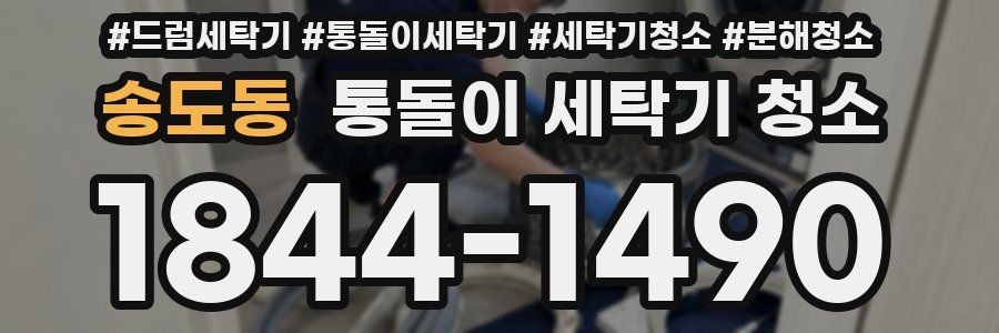 송도동 통돌이 세탁기 청소