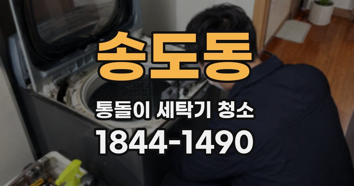 송도동 통돌이 세탁기 청소