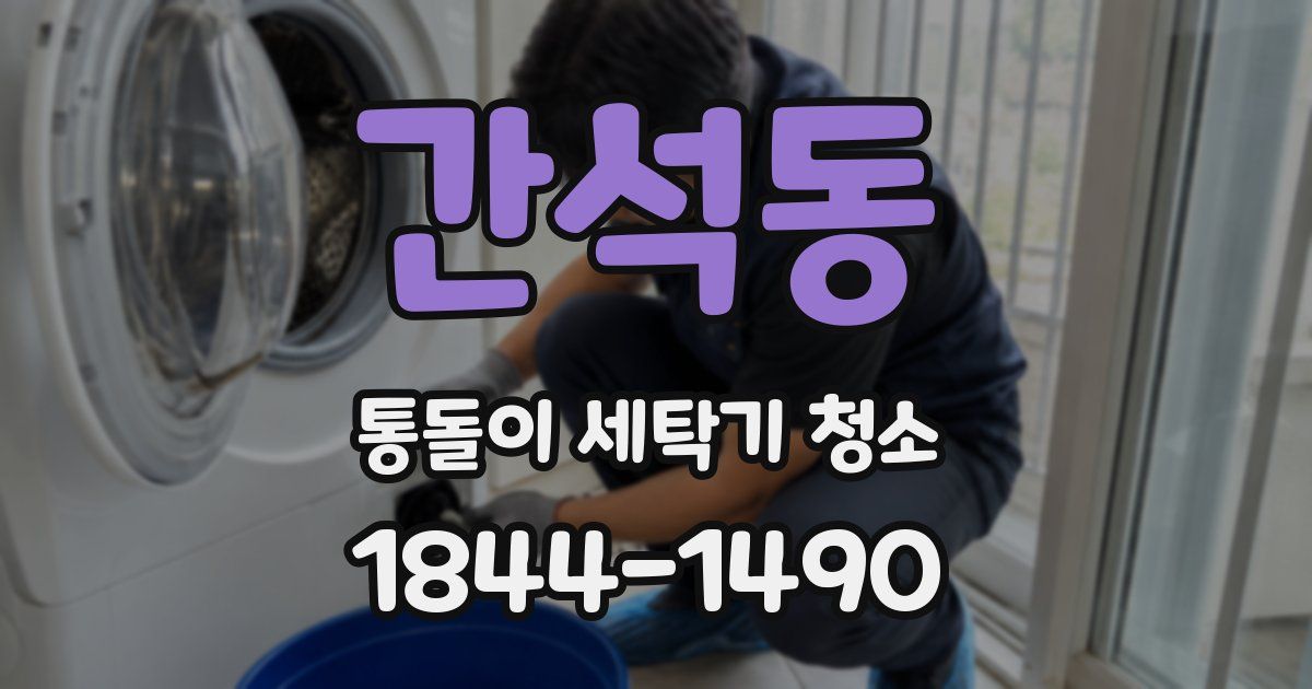 간석동 통돌이 세탁기 청소