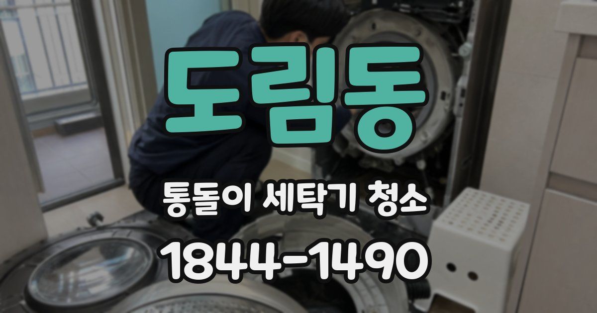 도림동 통돌이 세탁기 청소