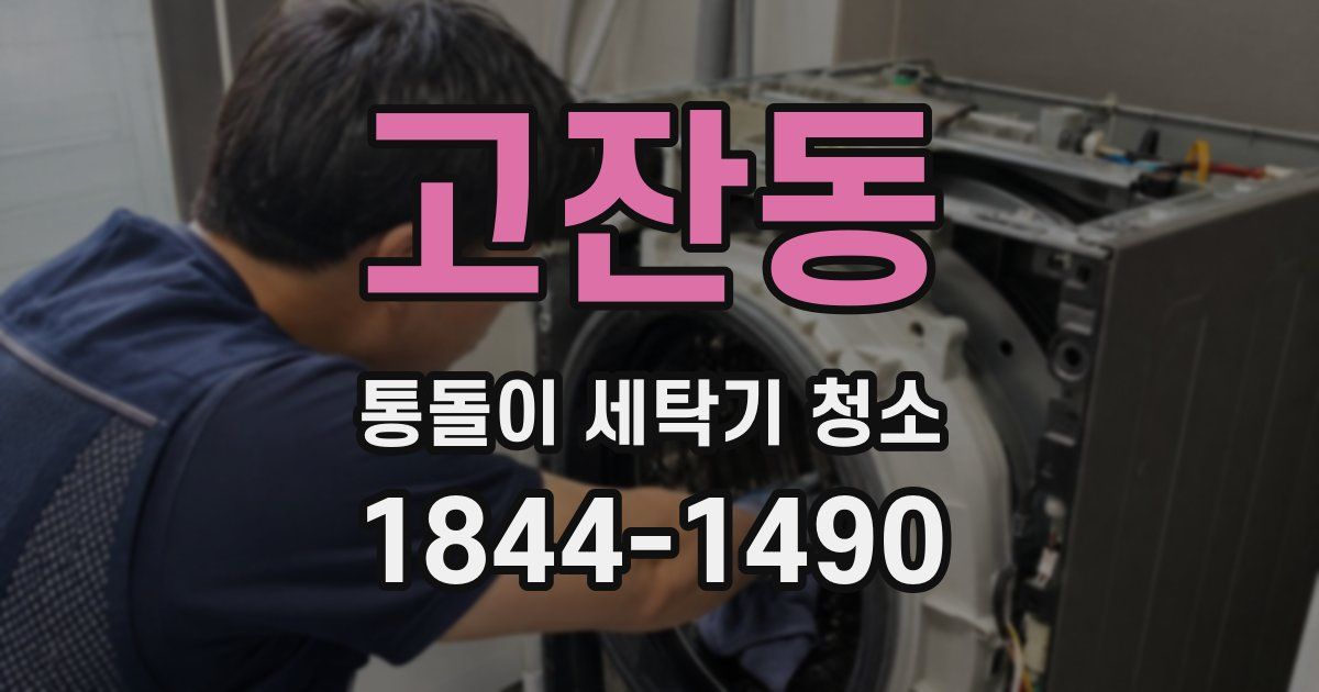 고잔동 통돌이 세탁기 청소