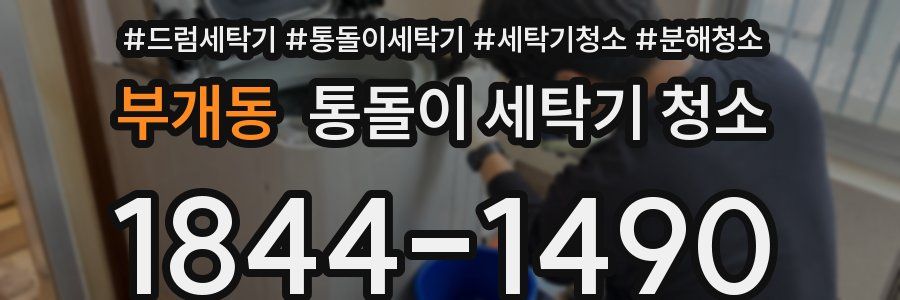 부개동 통돌이 세탁기 청소