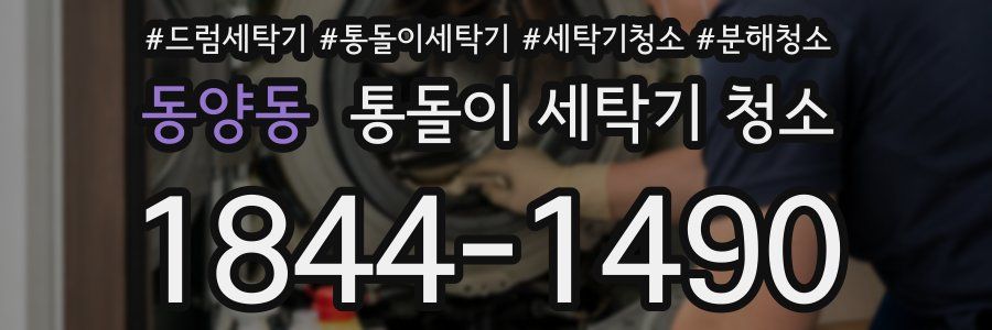 동양동 통돌이 세탁기 청소