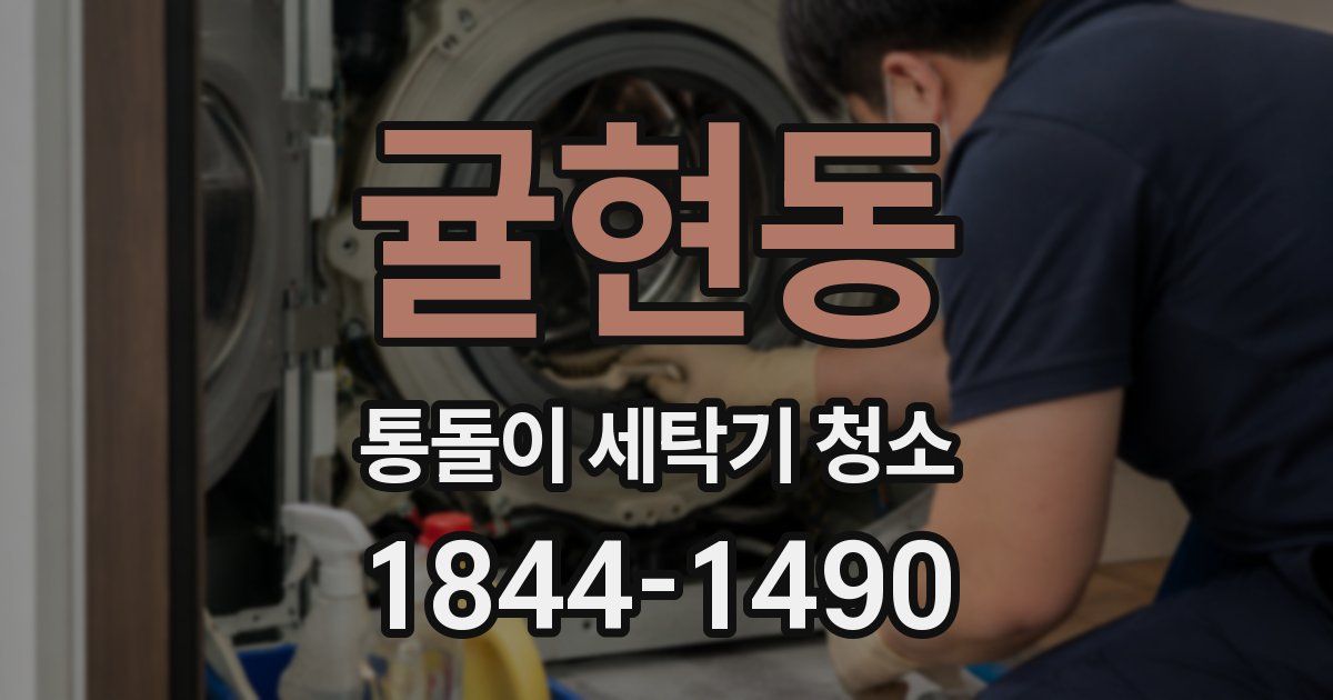 귤현동 통돌이 세탁기 청소