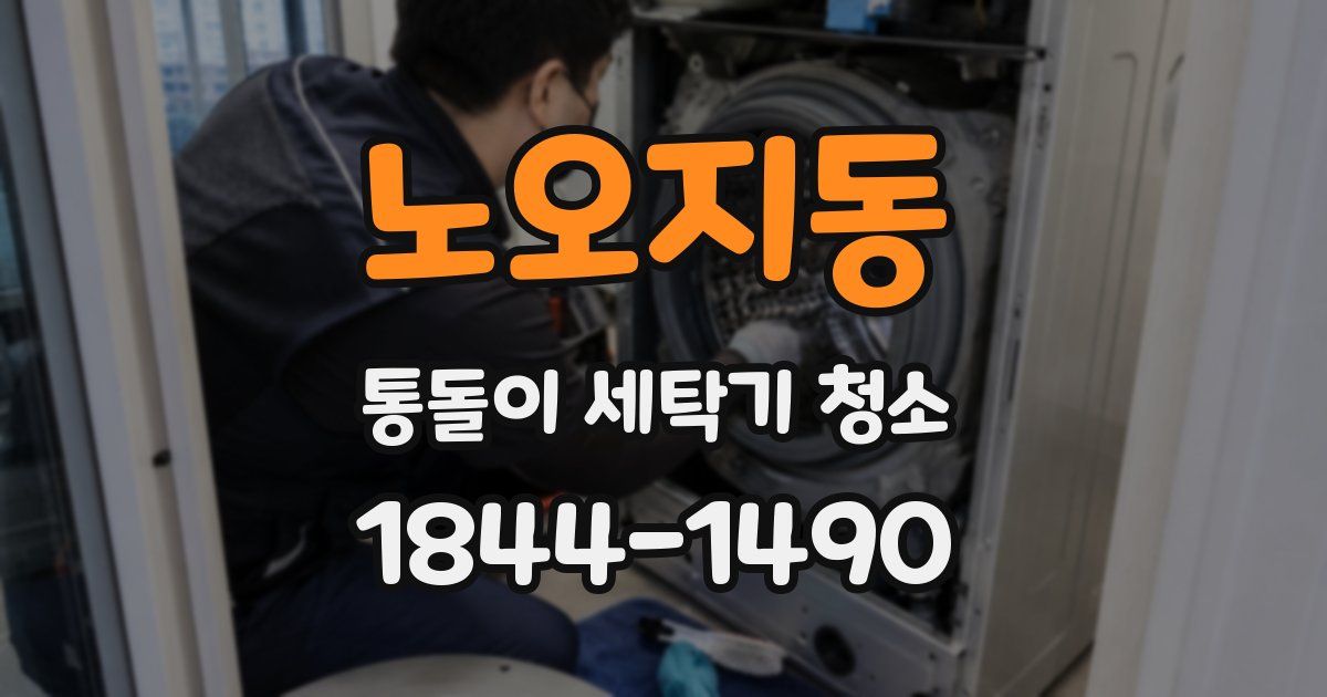 노오지동 통돌이 세탁기 청소