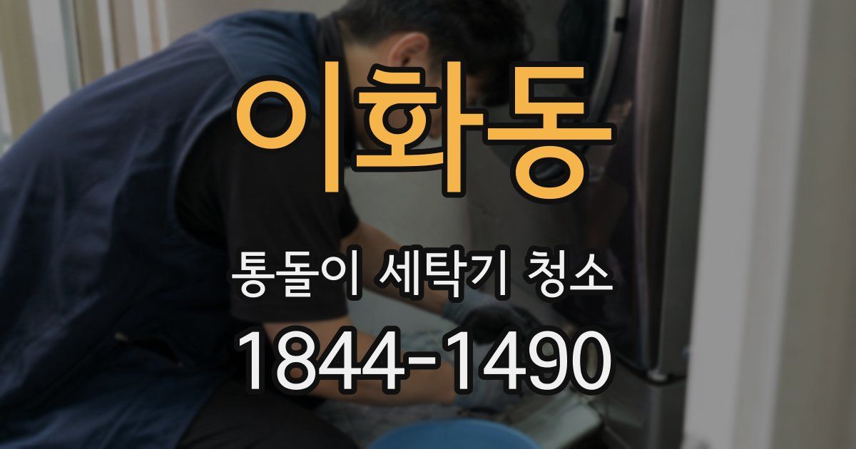 이화동 통돌이 세탁기 청소