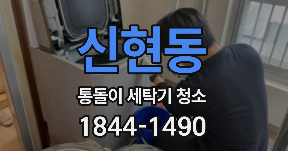 신현동 통돌이 세탁기 청소