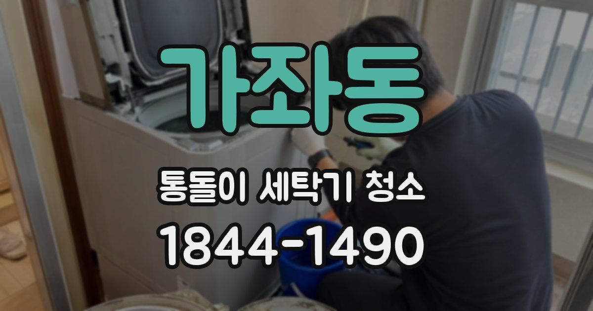 가좌동 통돌이 세탁기 청소