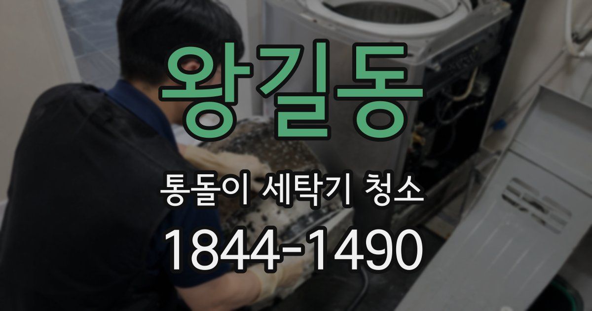 왕길동 통돌이 세탁기 청소