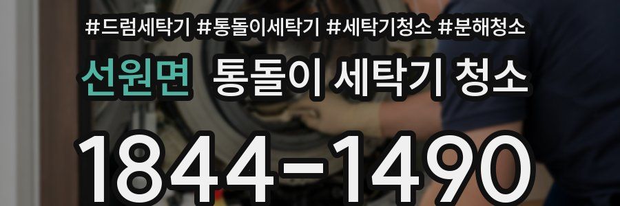 선원면 통돌이 세탁기 청소