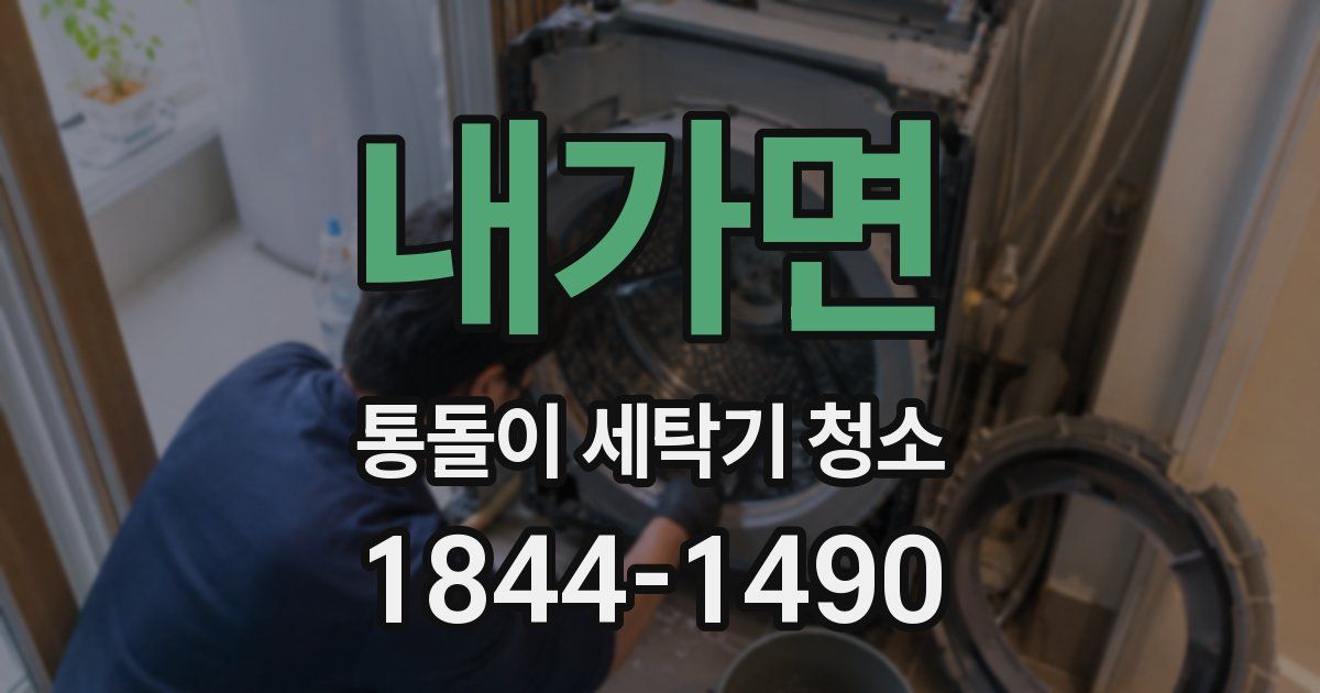 내가면 통돌이 세탁기 청소